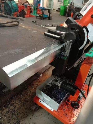 90Degree Chamfering Beveling Deburring Machine Automatic Double Head Stainless Steel