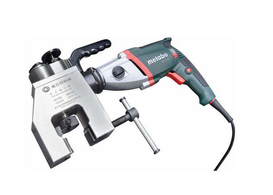Handle Chamfering Electric Pipe Beveling Machine 12mm Thickness