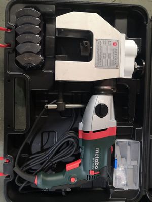 Handle Chamfering Electric Pipe Beveling Machine 12mm Thickness